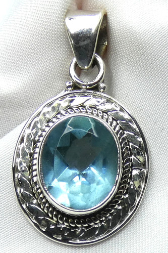 Anhänger blautopas groß - 💎anhänger,