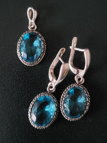 Vintage schmuckset 925 silber - vintage,