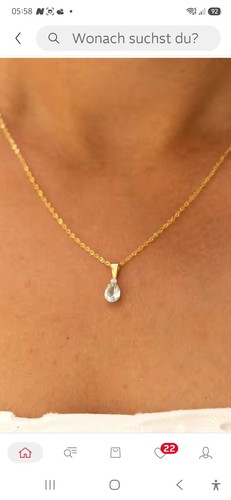 375 goldkette mit - 45, cm