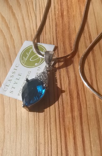 Neu 925 sterling - sterling, blau