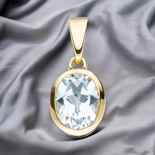 Anhänger oval 333 gold - anhänger,