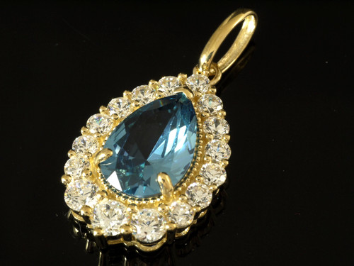 585 gold anhänger mit - 585,