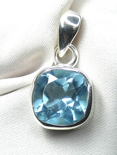Blautopas anhänger 925 - 💎,