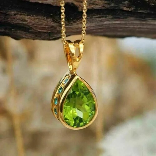 Peridot blautopas träne - &,