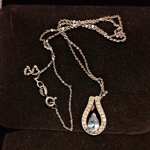 Silber halskette mit - silber,