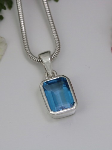 Blautopas anhänger top - -,